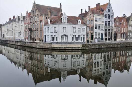 Best Hotels in Bruges Belgium Canal Views