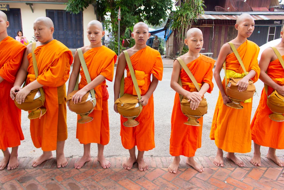 Best Hotels in Luang Prabang Laos Morning Alms