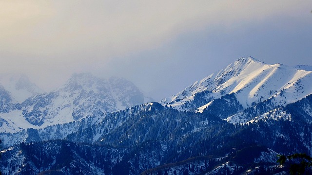 Alpine hush in Davos before the slopes and village fully wake