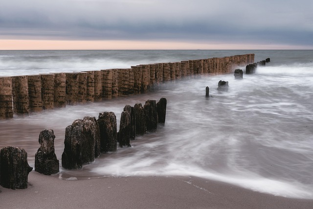 Baltic shore quiet in Estonia under long skies and low noise