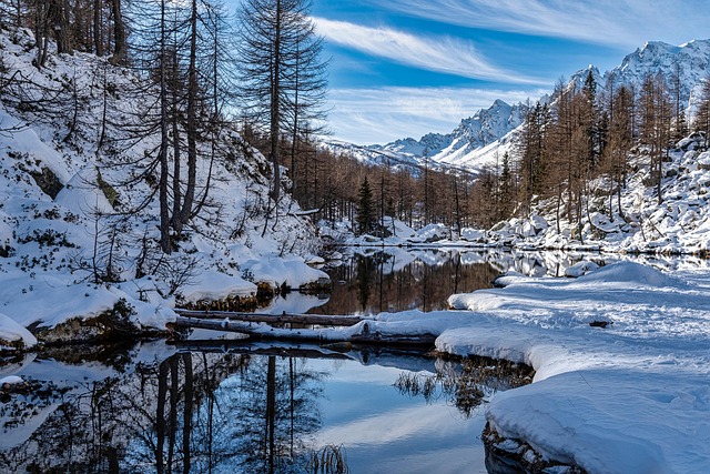 Firmirror Alpine Escapes with Lake Reflection and Clean Cold Air