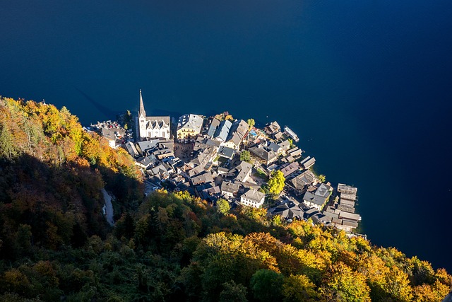 Lake Austria havens for winter-soft quiet and reflective beauty