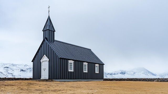Lava-road solitude in Iceland through black earth and silver weather