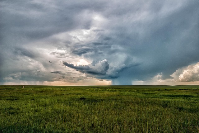 Steppe-wide space in Mongolia under impossible amounts of sky